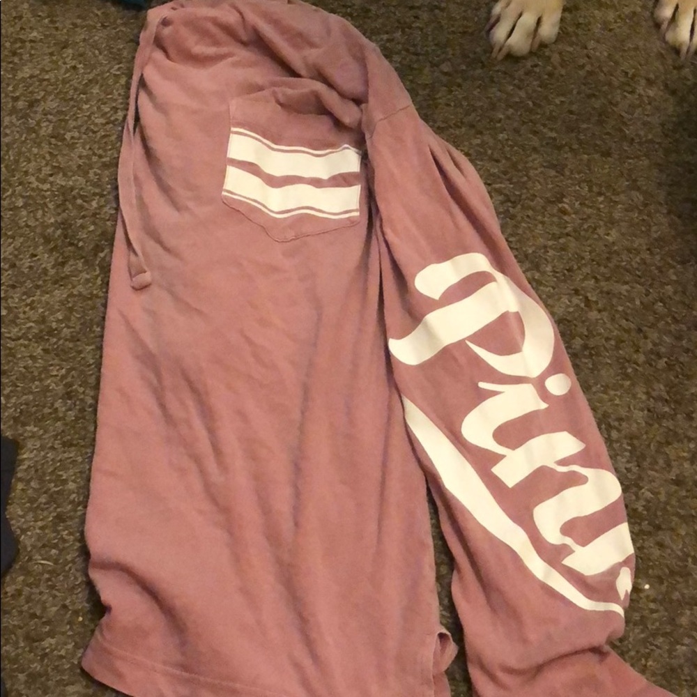 Pink hoodie